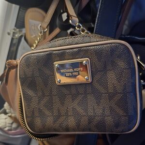 Michael Kors Dark Brown Crossbody Bag